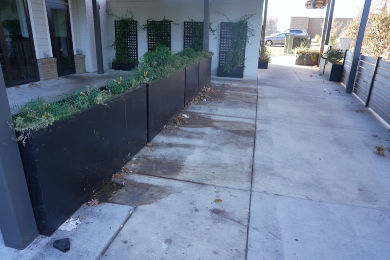 Before - Patio Cleaning